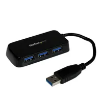 Startech.com ST4300MINU3B 4 portos mini USB hub USB 3.2 Gen 1 Type-A buszos
