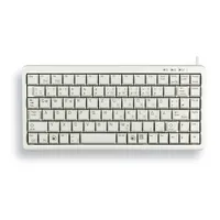 Cherry G84-4100LCAGB-0 G84-4100 Mini egyenes vezetékes USB-PS2 QWERTY 83 billentyű 1,75 m szürke