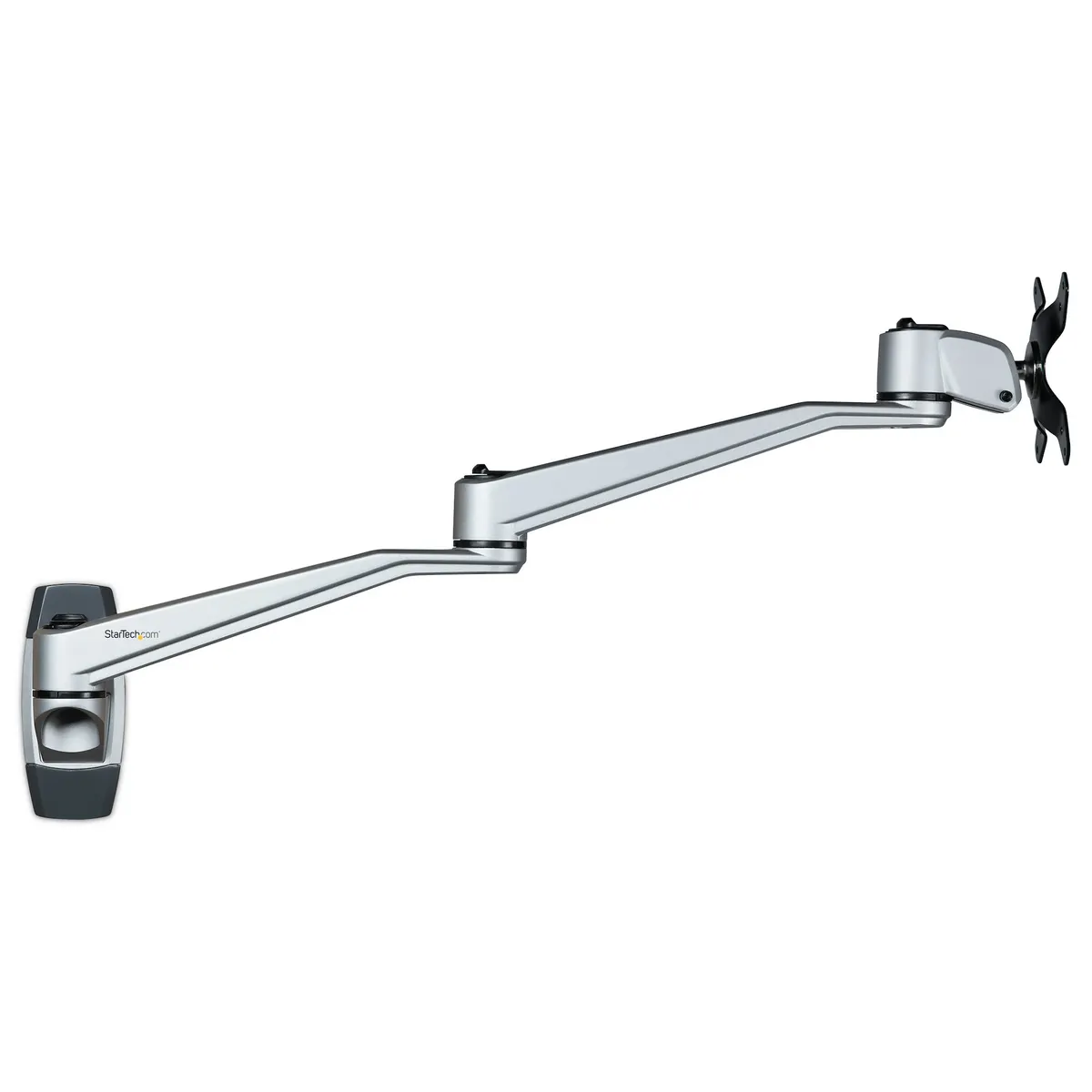 Startech.com ARMWALLDSLP falra szerelhető monitor kar hosszú 14 kg VESA 75x75-100x100 -15-90 fok ezüst 13"-30" #1