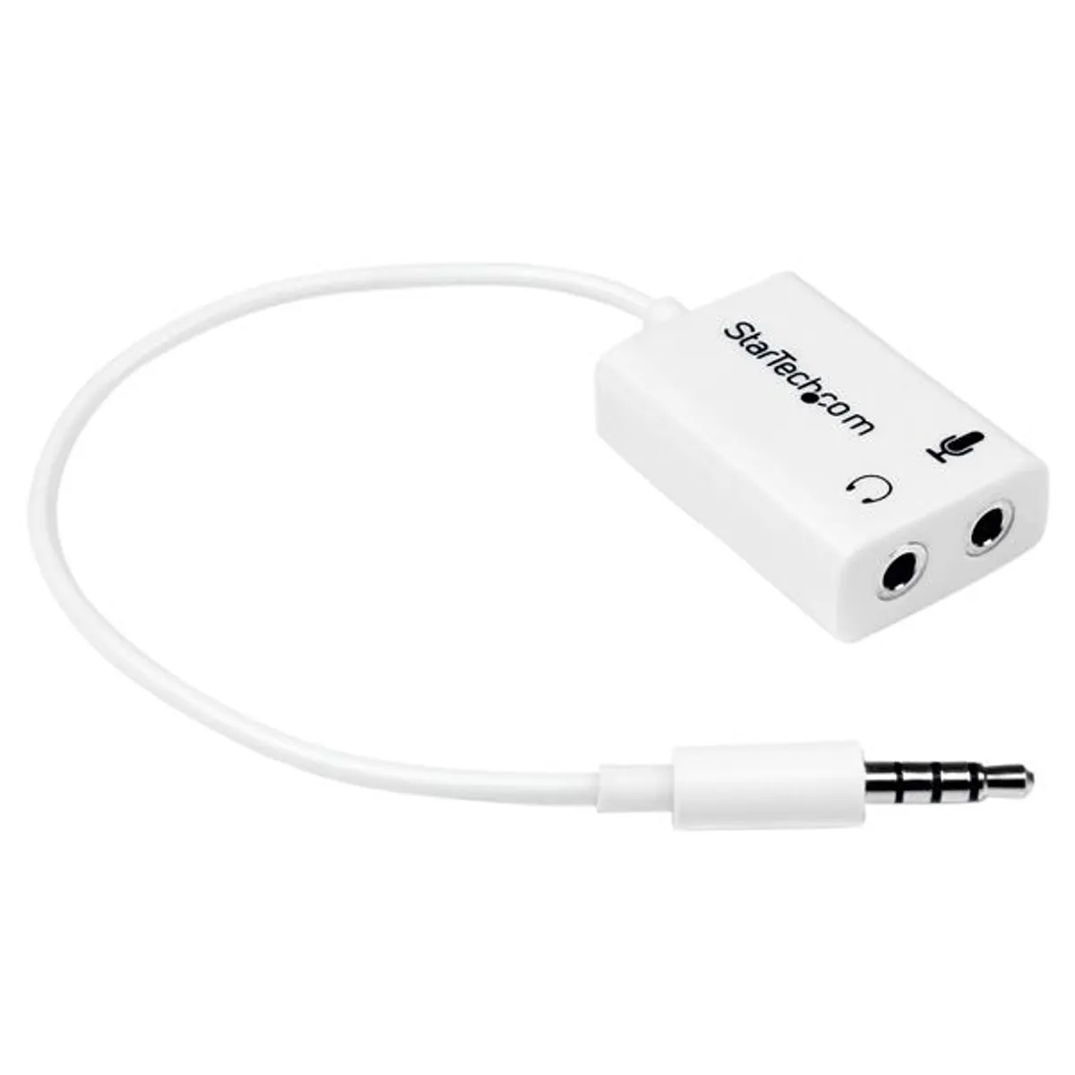 Startech.com MUYHSMFFADW 3,5 mm fejhallgató osztó fehér 1 bemenet 3,5 mm, 2 x 3,5 mm kimenet, 0,152 m #1