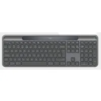 Logitech 920-013773 Signature Slim Solar K980 Graphite Bluetooth és RF QWERTZ teljes méretű ollós billentyűzet