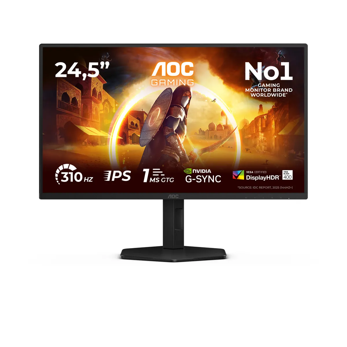 AOC 25G4SXU G4 24.5" Full HD 1 ms 310 Hz HDR 400 USB 3.2 Gen1 VESA állítható #1
