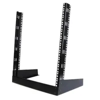 Startech.com RK12OD 12U nyitott 2post rack keret 50 kg kapacitás fekete