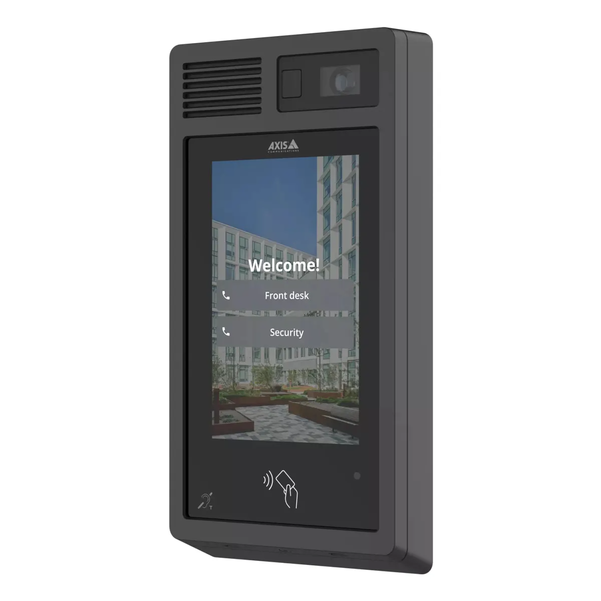 Axis 02784-001 I8307-VE 7" kapacitív érintőképernyő 800x480 4K videófelbontás 3840x2160 IP66 fekete microSD #1