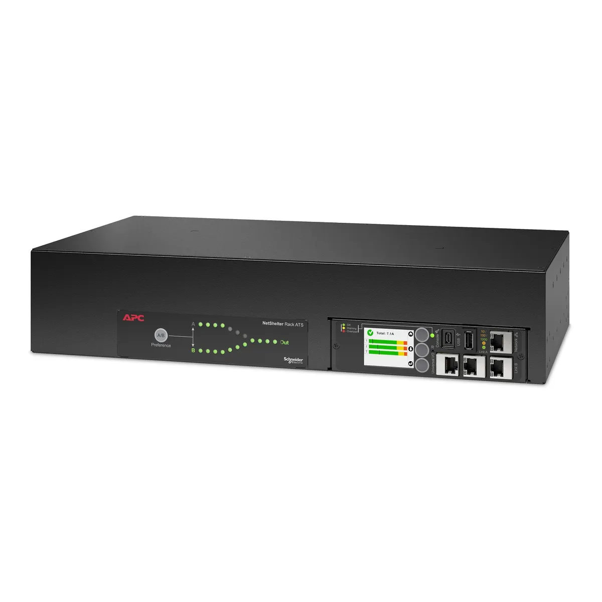 APC AP4424A NetShelter ATS 2U 230V 32A 18 C13 C19 #1