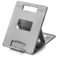 Kensington K50421EU SmartFit Easy Riser Go laptop állvány 14" állítható magasság 215 mm csúszásgátló lábak összecsukható szürke