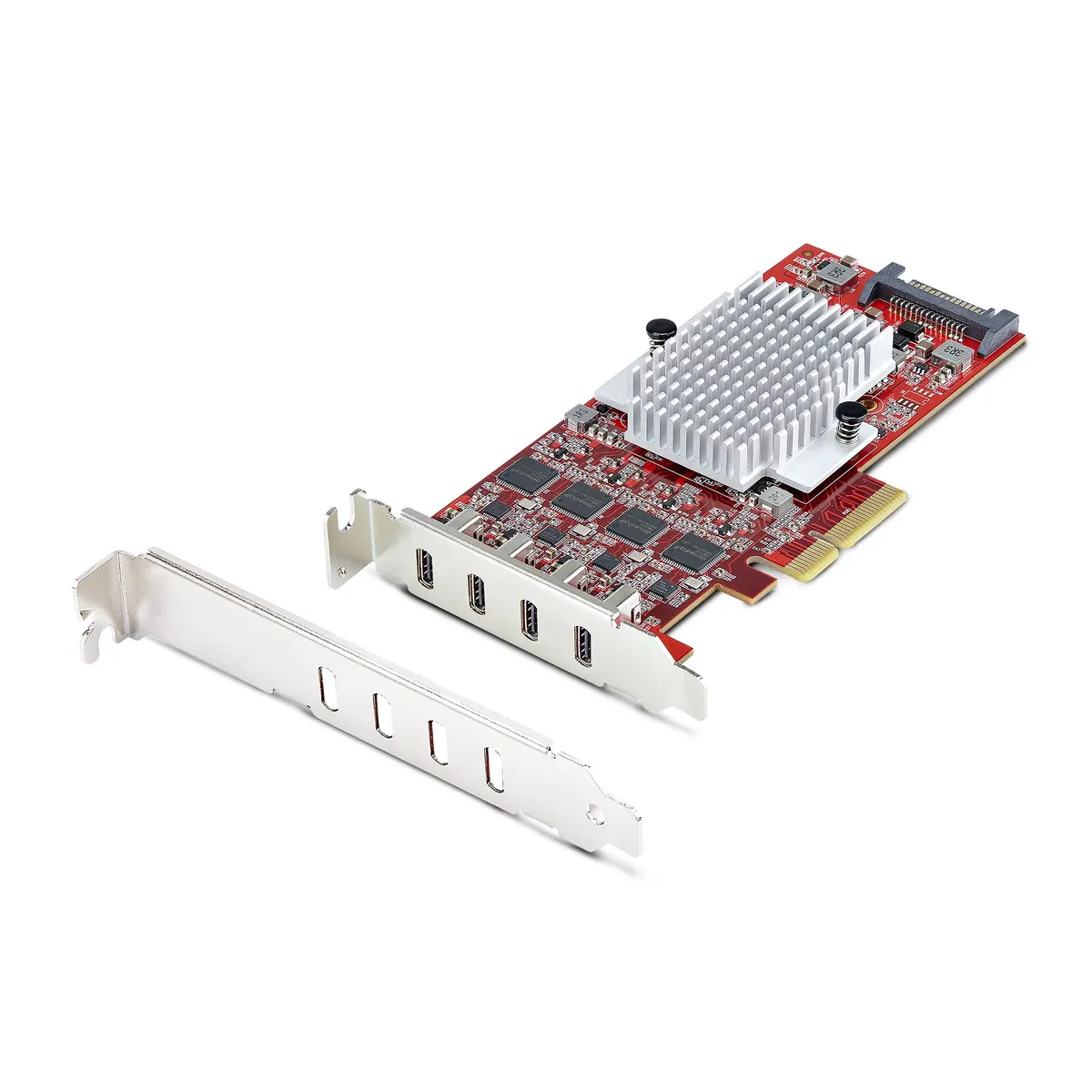 Startech.com P10Q4C-USB-CARD-LP 4-port usb-c pci-e kártya alacsony profilú 10gbps usb 3.2 gen 2 #1