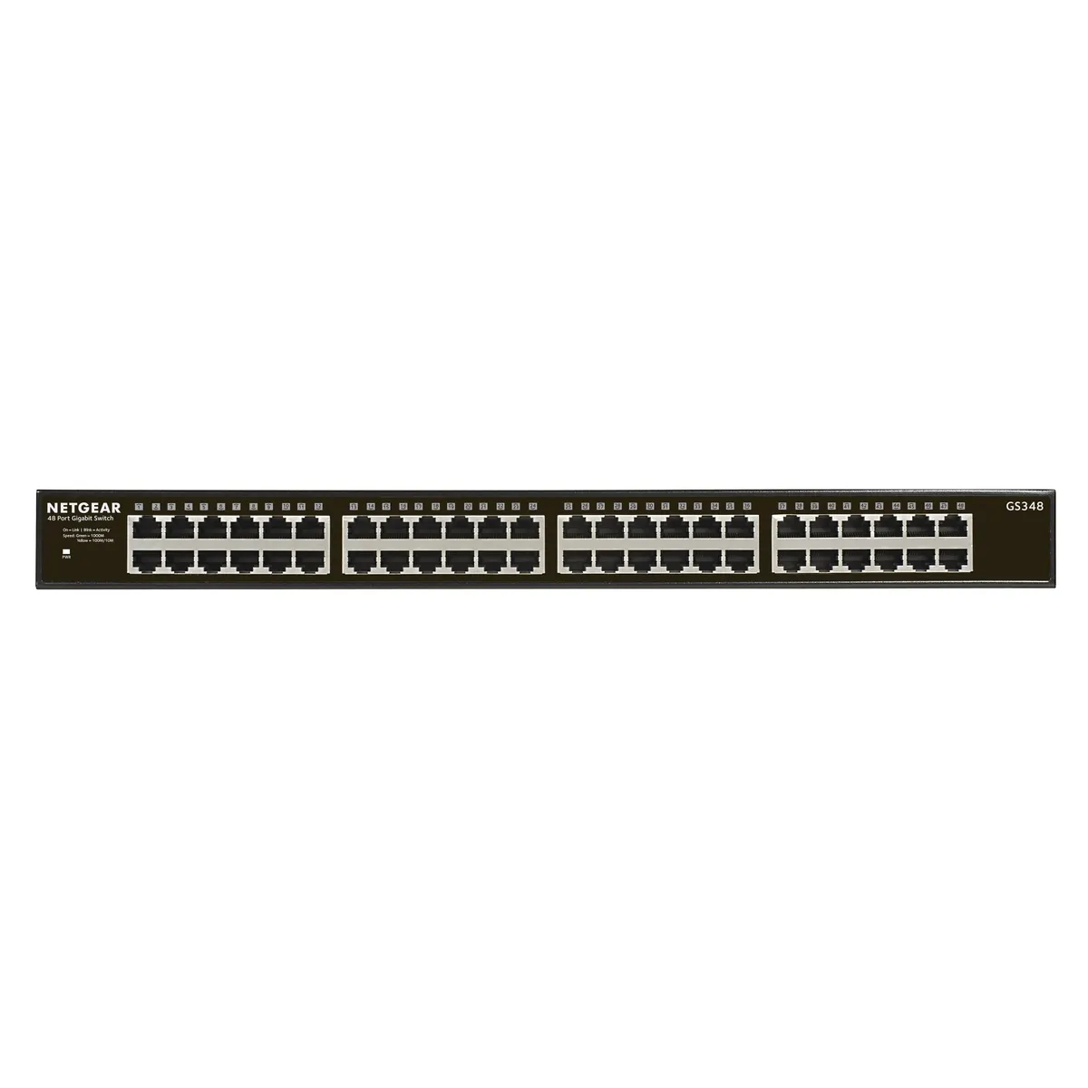 Netgear GS348-100EUS GS348 48-port gigabit ethernet unmanaged rackmount switch #1
