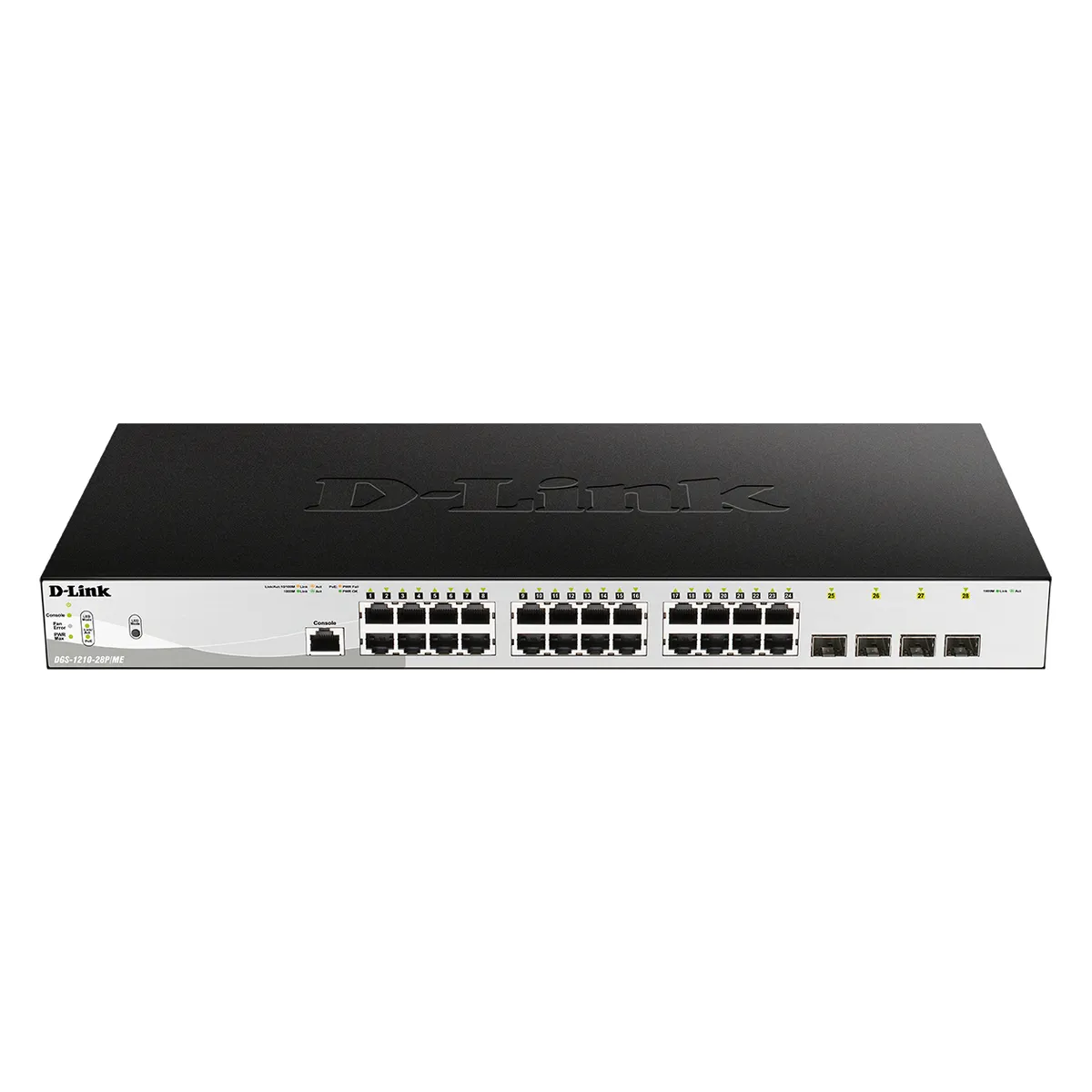 D-Link DGS-1210-28P/ME/E DGS-1210-28P/ME/E sorozat 24x Gigabit PoE portok, 4x SFP portok, 56 Gbps #1