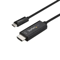 Startech.com CDP2HD3MBNL USB-C to HDMI kábel 3 m fekete