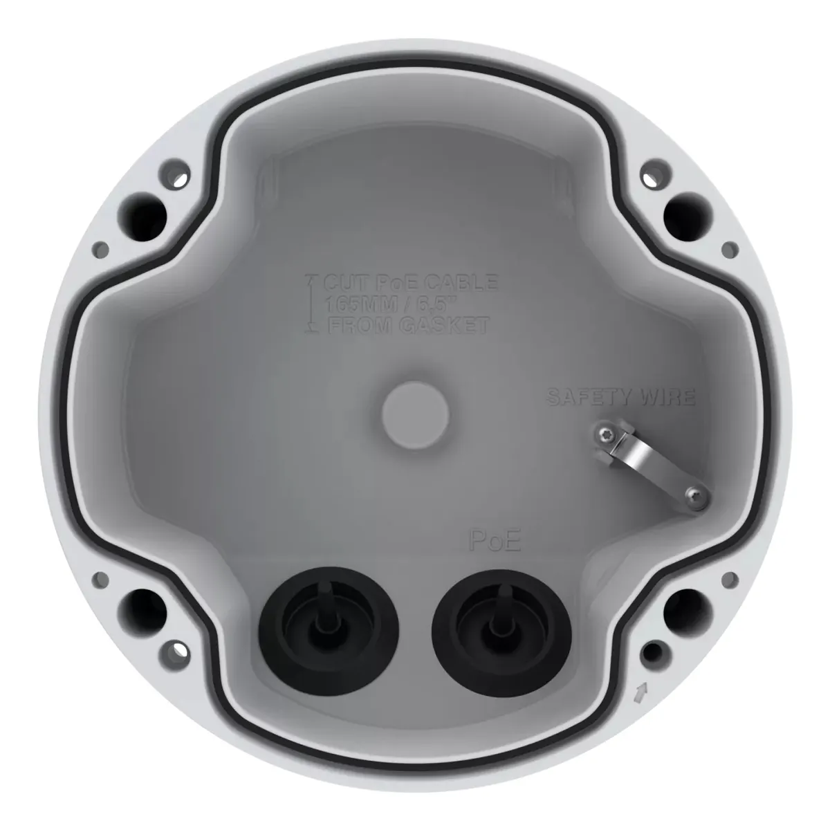 Axis 02712-001 TP1602-E conduit back box fehér IP66 P1455-LE, P1467-LE, P1468-LE #1