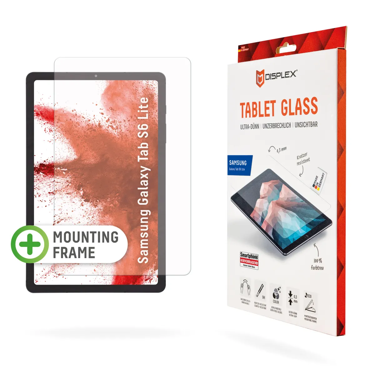 E.V.I. 01543 Displex táblagép edzett üveg képernyőméret 10.4" keménység 9H fényáteresztés 92 kompatibilitás Galaxy Tab S6 Lite #1