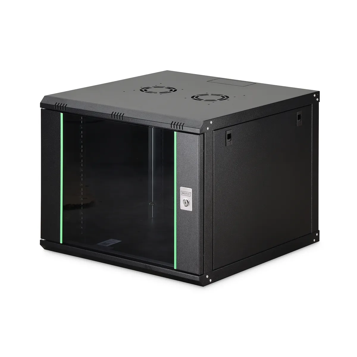 Assmann DN-19 09U-6-6-EC-SW falra szerelhető szekrény 9U 600x600 mm IP20 fekete #1