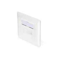 Assmann DN-9007-1 csatlakozóaljzat 2xRJ-45 Cat6a fehér fém