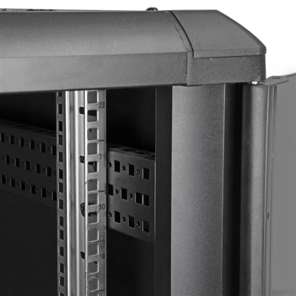 Startech.com RK2236BKF rackszekrény 22U 36" fekete önbeálló kerekek biztonsági kulcs #1