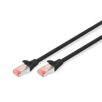 Assmann DK-1644-010/BL cat6 patch kábel 1 m s-ftp rj-45 fekete