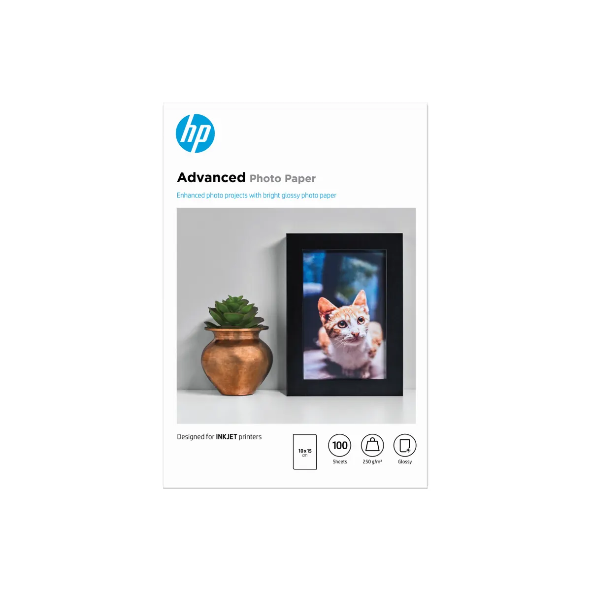 HP Inc. Q8692A Advanced fotópapír fényes 10 x 15 cm 100 lap #1