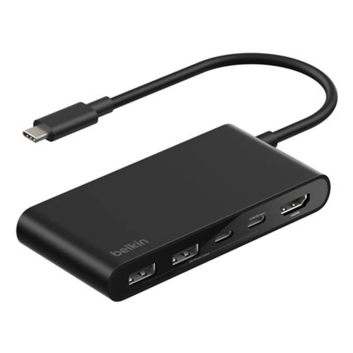 Belkin AVC022HQBK 5-az-1-ben USB-C hub HDMI 4K USB 3.2 Gen 1 két USB-C porttal #1