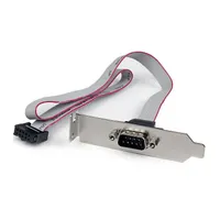 Startech.com PLATE9M16LP DB9 soros port hátlapi kivezetés szürke SFF kompatibilis