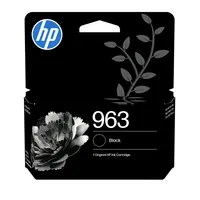 HP Inc. 3JA26AE-BGX 963 fekete eredeti tintapatron pigment alapú tinta 24,09 ml standard teljesítmény egy darabos csomag 1000 oldal