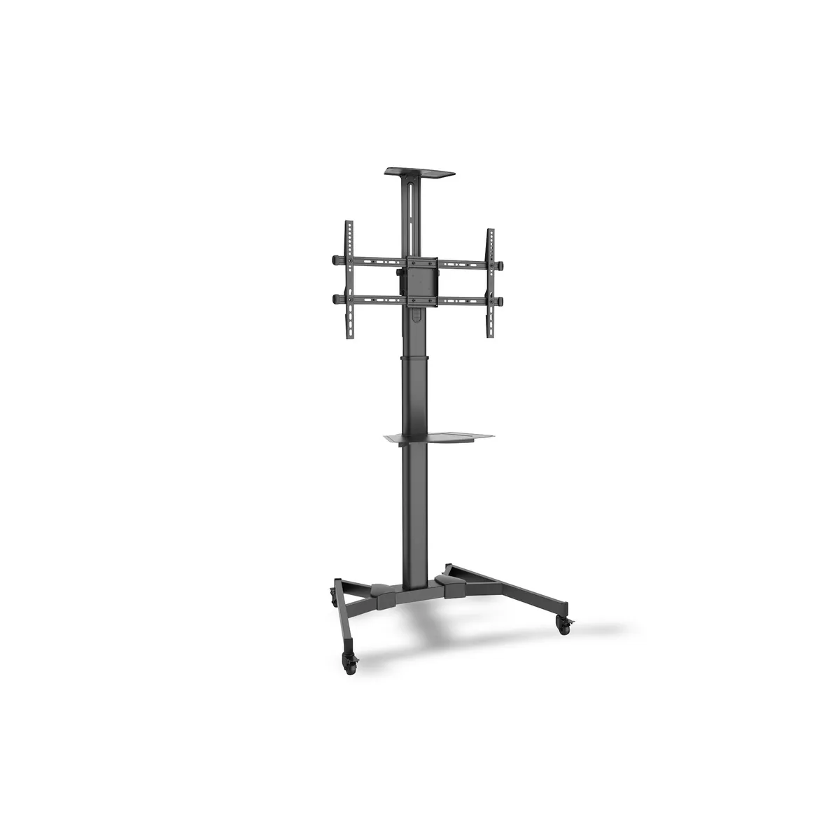 Assmann DA-90370 tv prezentációs kocsi 70"-ig, max VESA 600x400, terhelhetőség 50 kg, magasság 186-218 mm, tilt -10°/10°, fekete #1