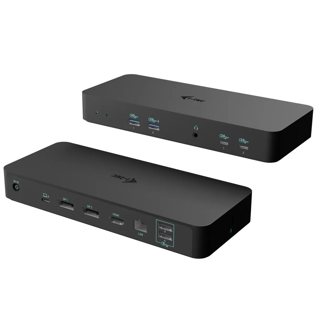 I-tec C31INTGTRI4KDOCPD USB-C intelligens hárommonitoros dokkoló PD 100W 10Gbps Ethernet 1Gbps fekete #1