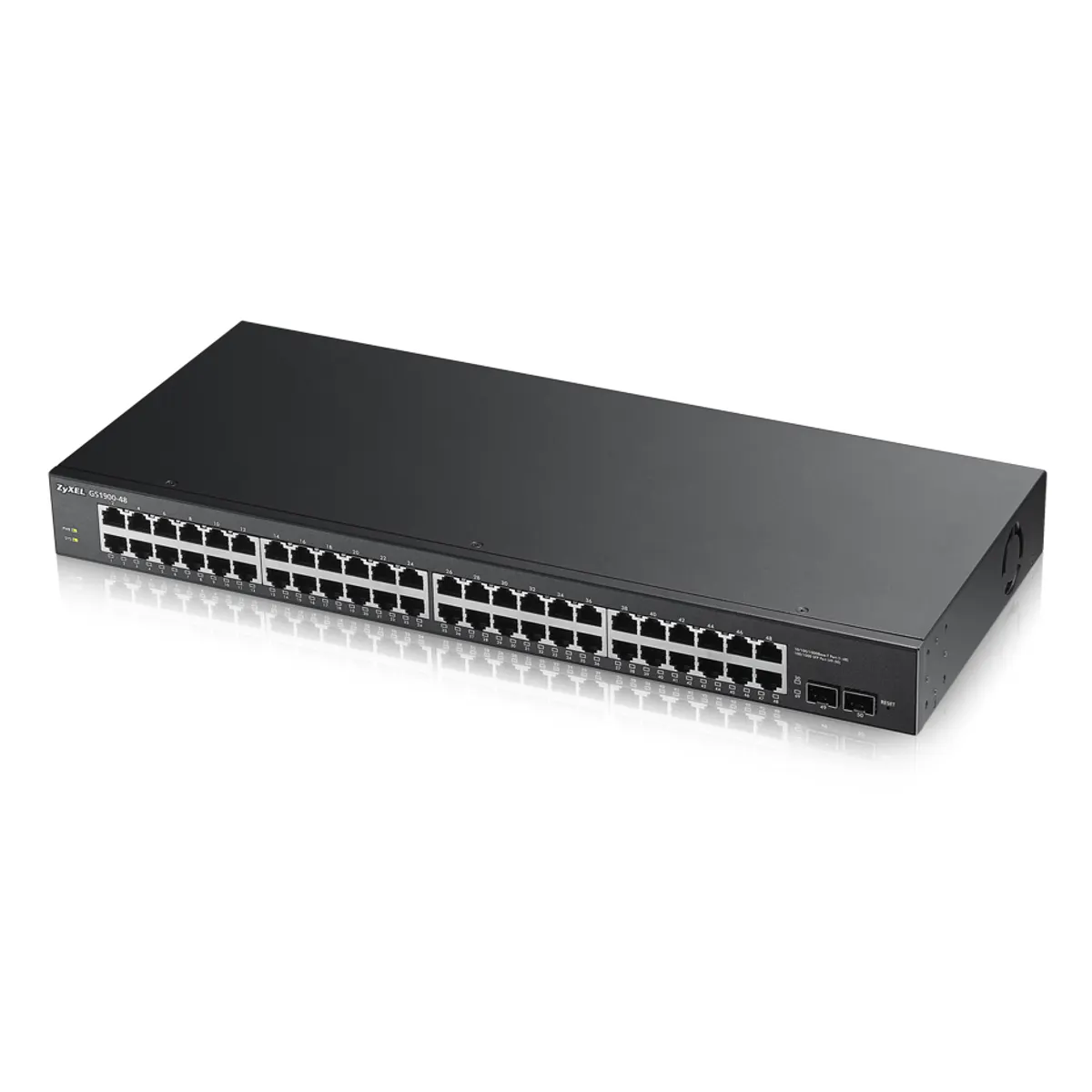 Zyxel GS1900-48-EU0102F GS1900-48v2 48-port GbE Smart Managed Switch, 2x SFP, PoE 170W, rackbe szerelhető #1