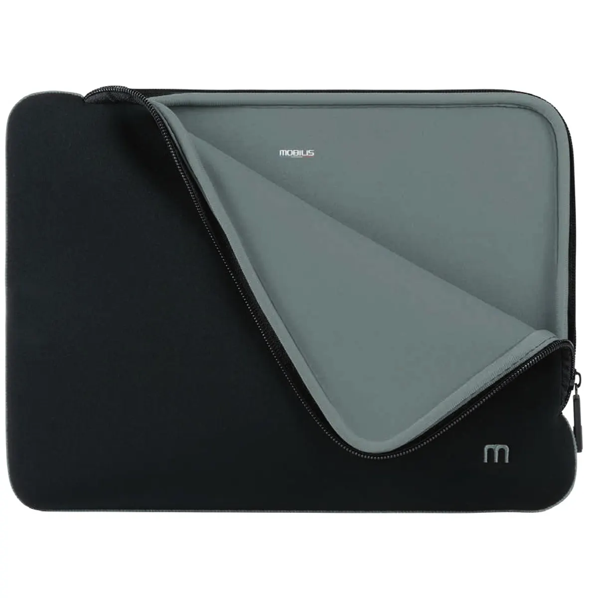 Mobilis 049013 védőtok Sleeve Skin 14" fekete külső, szürke belső, monokróm #1
