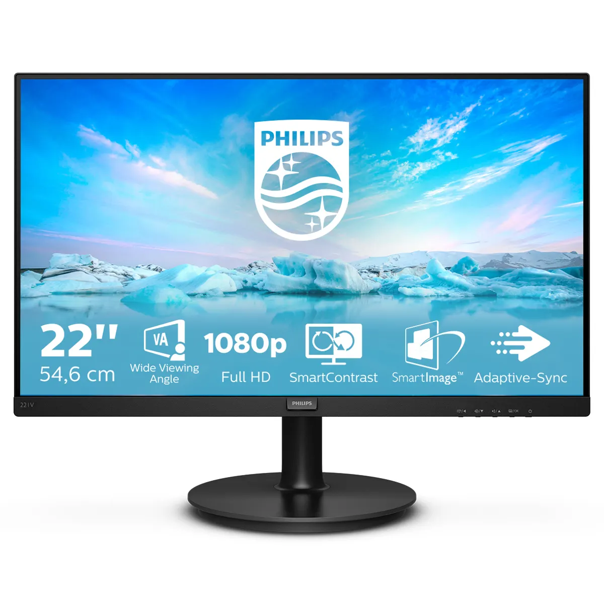 Philips 221V8A/00 V Line monitor 21.5" Full HD VA LED 4 ms 75 Hz #1