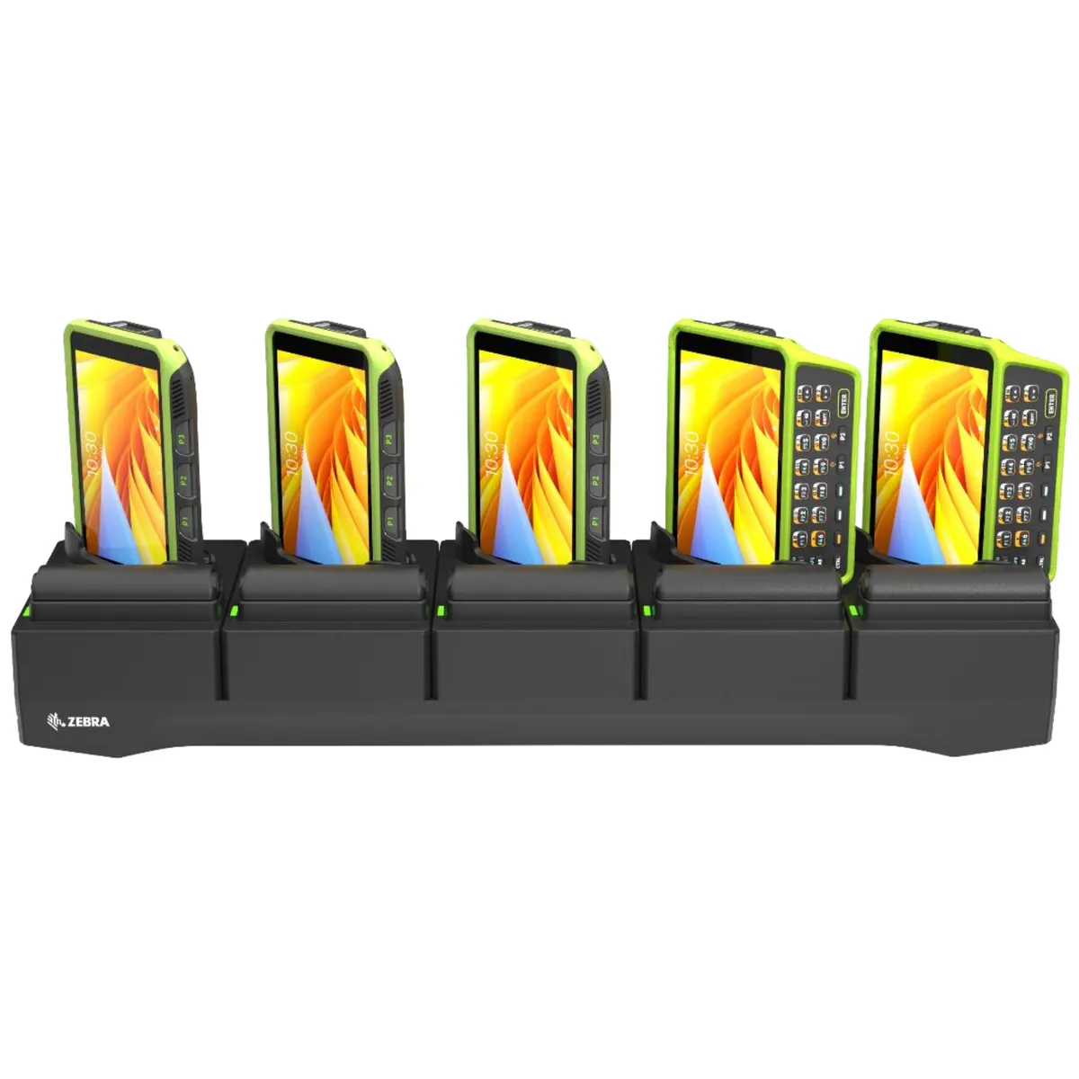 Zebra CRD-WT64-5S5BE-01 WT64 5-slot Ethernet cradle beltéri töltő kézi számítógéphez fekete #1