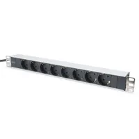 Assmann DN-95401 PDU 1U alumínium rackmountable fekete 4000W 50-60Hz