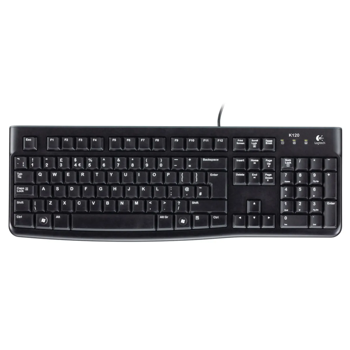 Logitech 920-002485 K120 vezetékes USB QWERTZ 1,5 m fekete #1