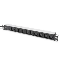 Assmann DN-95404 ALU IEC C13 elosztó 10 aljzat 2 m fekete
