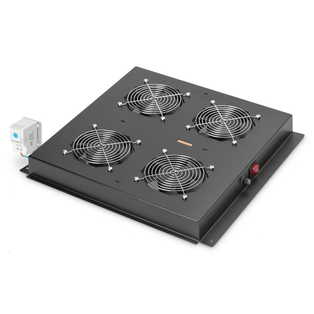 Assmann DN-19 FAN-4-B-N DN-19 4 ventilátorok, fekete, kompatibilis: Varioflex-N, Unique Network, Dynamic Basic #1