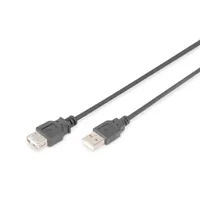 Assmann AK-300202-050-S USB 2.0 hosszabbító kábel USB A-USB A 5 m fekete