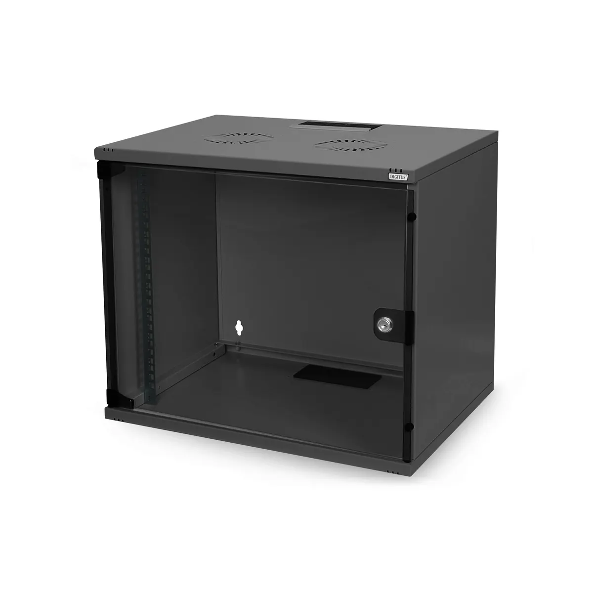 Assmann DN-19 07-U-S-SW falra szerelhető rack 7U 60 kg IP20 fekete #1