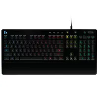 Logitech 920-008089 G213 Prodigy billentyűzet teljes méretű, vezetékes USB, QWERTZ, RGB háttérvilágítás, csuklótámasz, 1,8 m, fekete