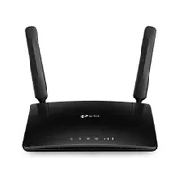 TP-Link TL-MR6400 300Mbps 4g lte router sim-kártya foglalat és 3x lan és 1x wan-lan 2 külső lte antenna