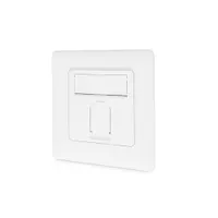 Assmann DN-9010/8-1 cat 6a hálózati aljzat 1x RJ-45 fehér ABS műanyag, Fém