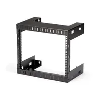 Startech.com RK812WALLO 8U fali rack keret fekete
