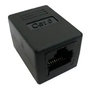 Value 21.99.3001 RJ45 moduláris csatlakozó cat6 utp fekete