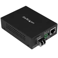 Startech.com MCM1110MMLC optikai médiakonverter SFP bemenettel 1000Base-T - 1000Base-LX, SX LC Multi-mode 550 m 850 nm