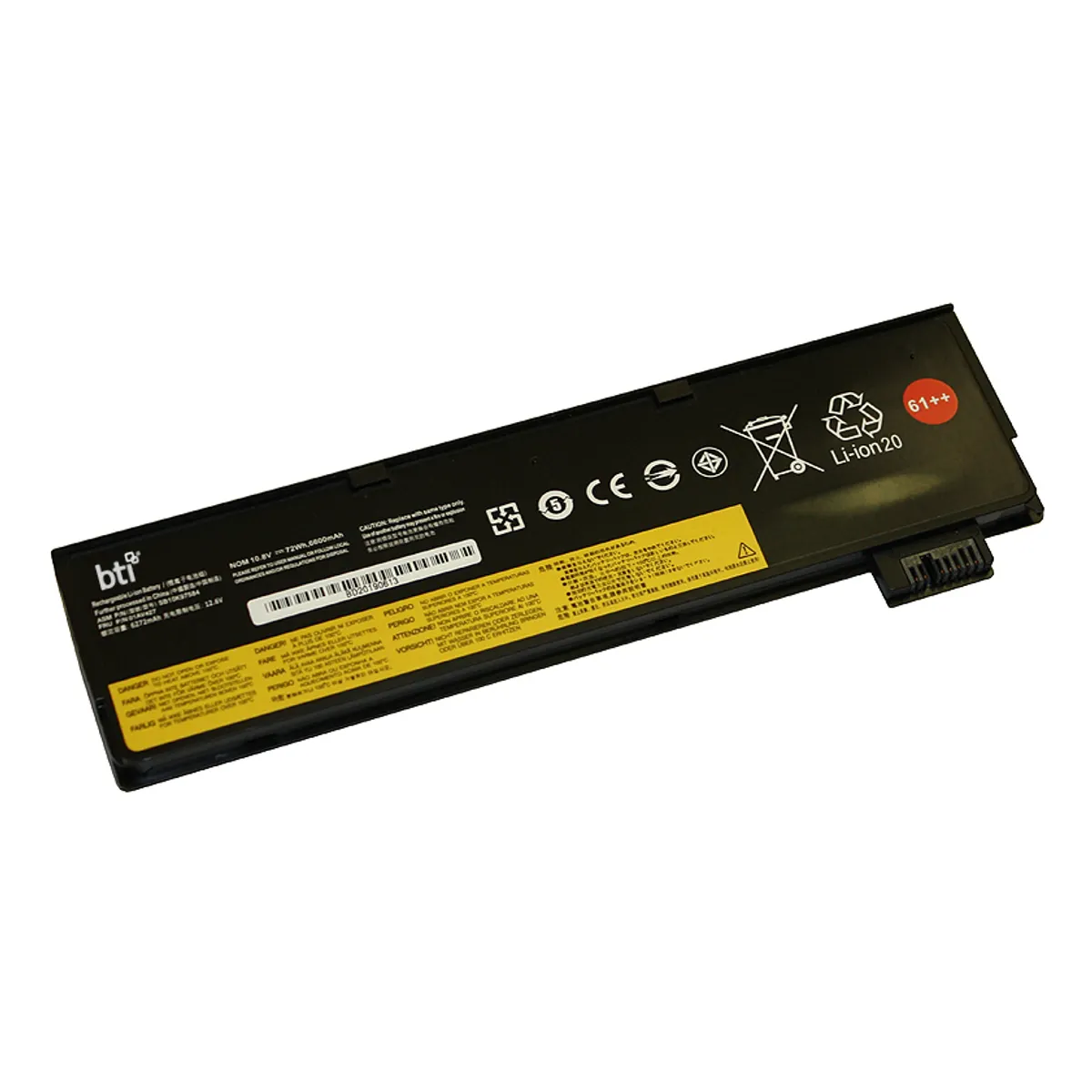 Origin storage LN-4X50M08812-BTI BTI Li-ion akkumulátor 72Wh 10.8V 6670mAh ThinkPad T570 #1