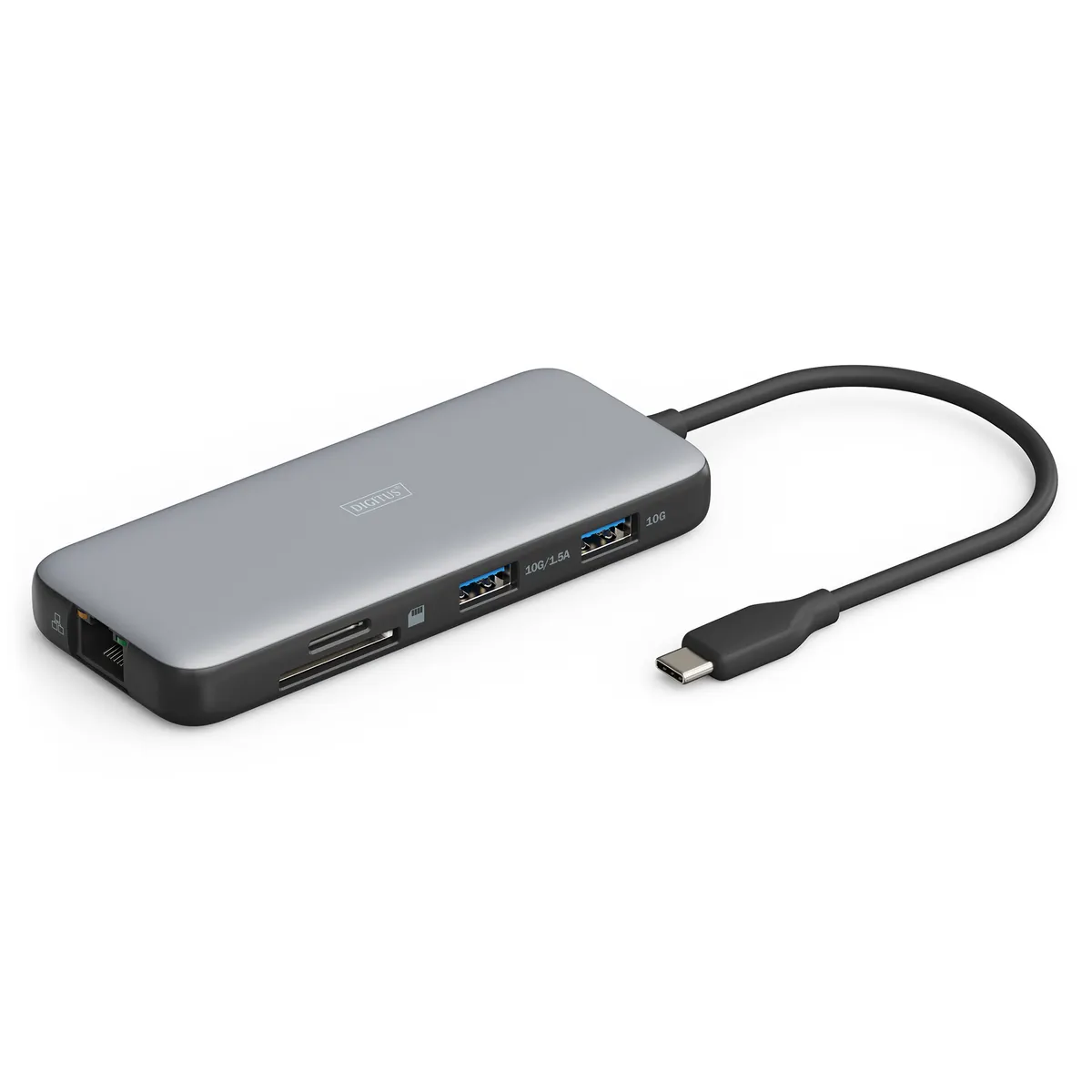 Assmann DA-70915 USB-C dokkolóállomás 8-port 2x HDMI 3x USB-A 1x RJ45 SD MicroSD PD 100W #1