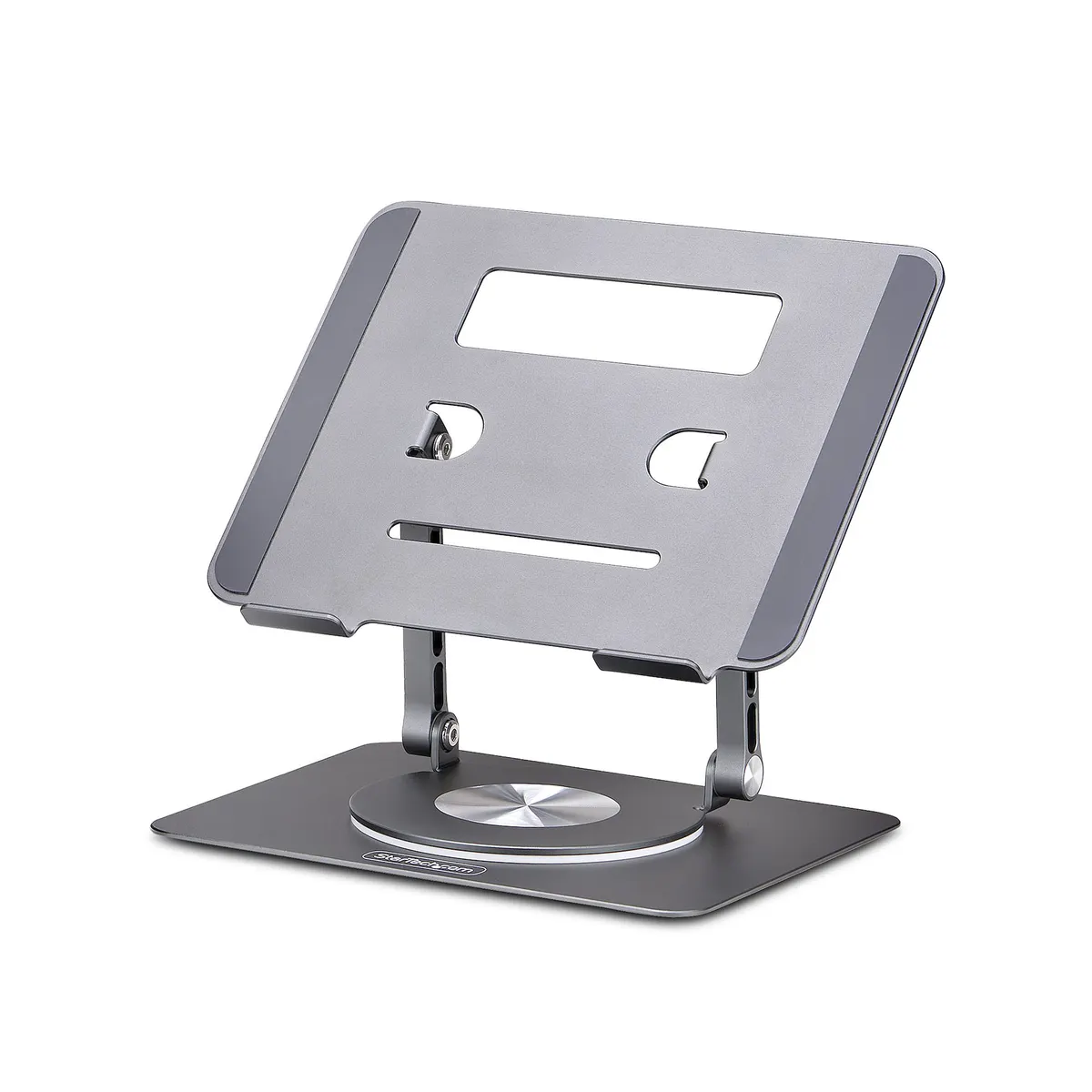 Startech.com ATFR-LAPTOP-RISER Forgatható laptopállvány alumínium ezüst 360 fokos forgás 218x258x58 mm #1