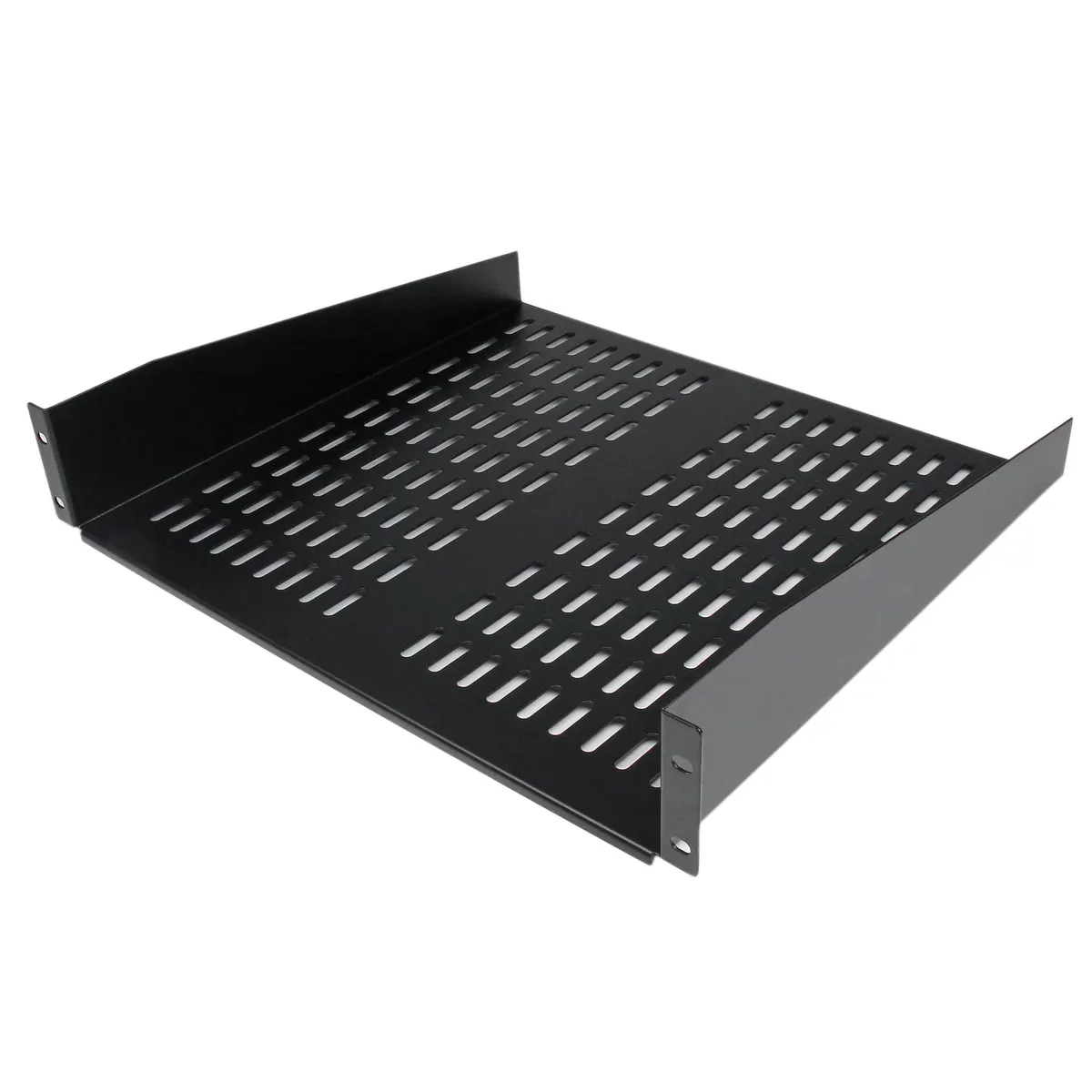 Startech.com CABSHELFV polc acél fekete 16" 2U #1