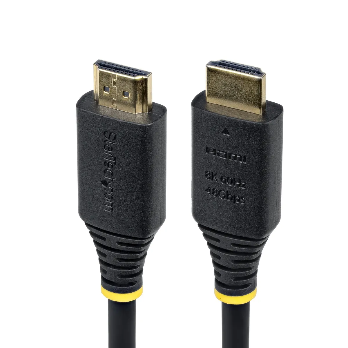 Startech.com HDMI21-CBL-8K60-3M HDMI 2.1 Ultra High Speed 8K60 3 m ARC aranyozott 2x HDMI A-dugó fekete #1