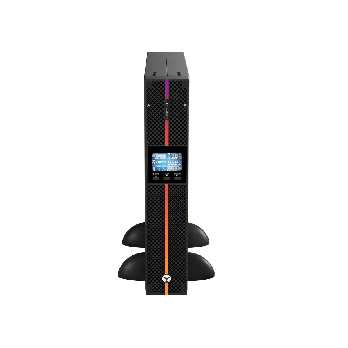 Vertiv GXE3-1000IRT2UXL Liebert GXE online 1kVA 900W 8x C13 VRLA 2U rack szürke RoHS CE UKCA WEEE #1