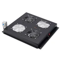 Assmann DN-19 FAN-2-B-N ventilátor panel 2 db 276 m3h fekete