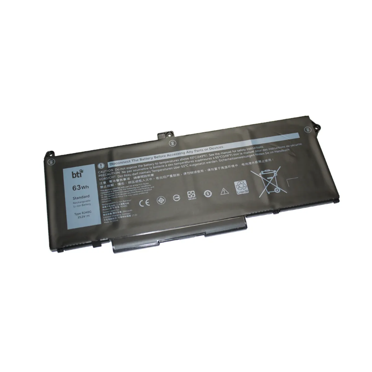 Origin Storage RJ40G-BTI BTI 4C akkumulátor Li-ion 63Wh 15,2V fekete #1